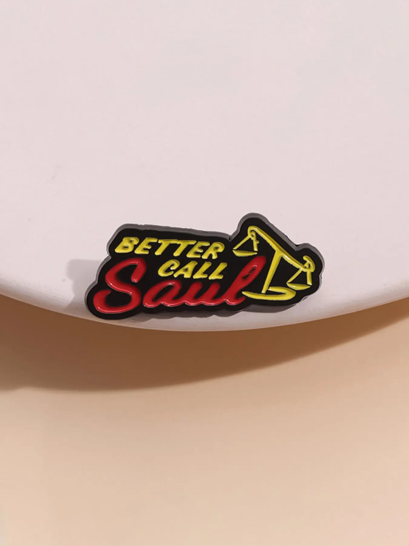 Better Call Saul Enamel Pin Custom Balance Weighing Brooch Badges Jewelry For Women Men's Guys Fashion Lapel Pin Hats Shirts Versatile Durable Metal Pins Men Accessories