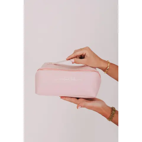 OLB Logo Makeup Bag (2 Colors Available) - Purse Makeup Pouch, Cosmetic Travel Organizer, Beauty Storage for Trips, Makeup Pouch For Purse, Cosmetic Travel Bags