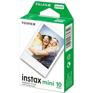 Instax Mini Film Single Pack 10 Sheets per Pack, White Border