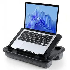 Oatsbasf Laptop Desk, Portable Laptop Stand，9-Position Adjustable Lap Desk with Dual Cushion - Portable Laptop Stand for Sofa, Bed, Car & Work