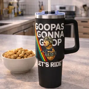 Burnt Peanutt Goop Goop Iconic 40 Oz Tumbler, Must have Goopas Goopnas Goop Skinny Tumbler 20 Oz, The Perfect Tumbler For Fans, Best Gift For Holiday
