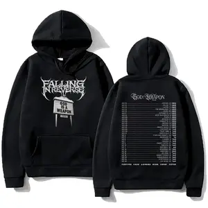Falling In Reverse God Is A Weapon Tour 2025 Hoodies Men Women Gothic Casual Sweatshirt Vintage Aesthetic Trends Hoody