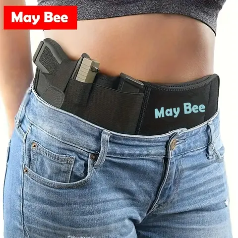 Men's Concealed Carry Waist Holster - Protective Gear Tactical Nylon Fanny Pack with Clip, Adjustable Hands-Free Men's Fanny Packs & Belt Bags, Shield Tactical Multi-Gun Fit for Lcp, Glock 17/19/26, S&W M&P 40 Bodyguard, Sig Sauer, Beretta, 1911