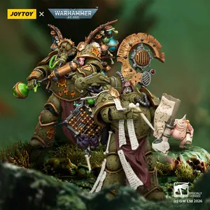 JOYTOY Warhammer Warhammer 40,000 1/18 Action Figures Death Guard Biologus Putrifier Death Guard Tallyman