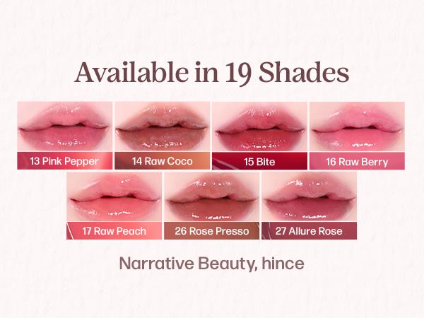 [hince Official] Blur Overlip Combo (Nu Blur tint & Raw Glow Gel tint)