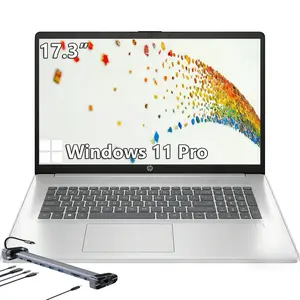 HP 17-inch Laptop, Intel i5-1334U 10-Core,16GB RAM, 1TB SSD, Wi-Fi 6, Win 11 Pro, Backlit Keyboard, Fingerprint Reader