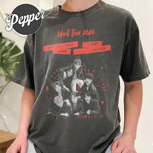World Tour 2026 Arirang Concert Vintage Comfort Colors Shirt