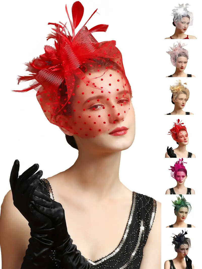 hairstyles with fascinators hat - TikTok Shop display picture 2