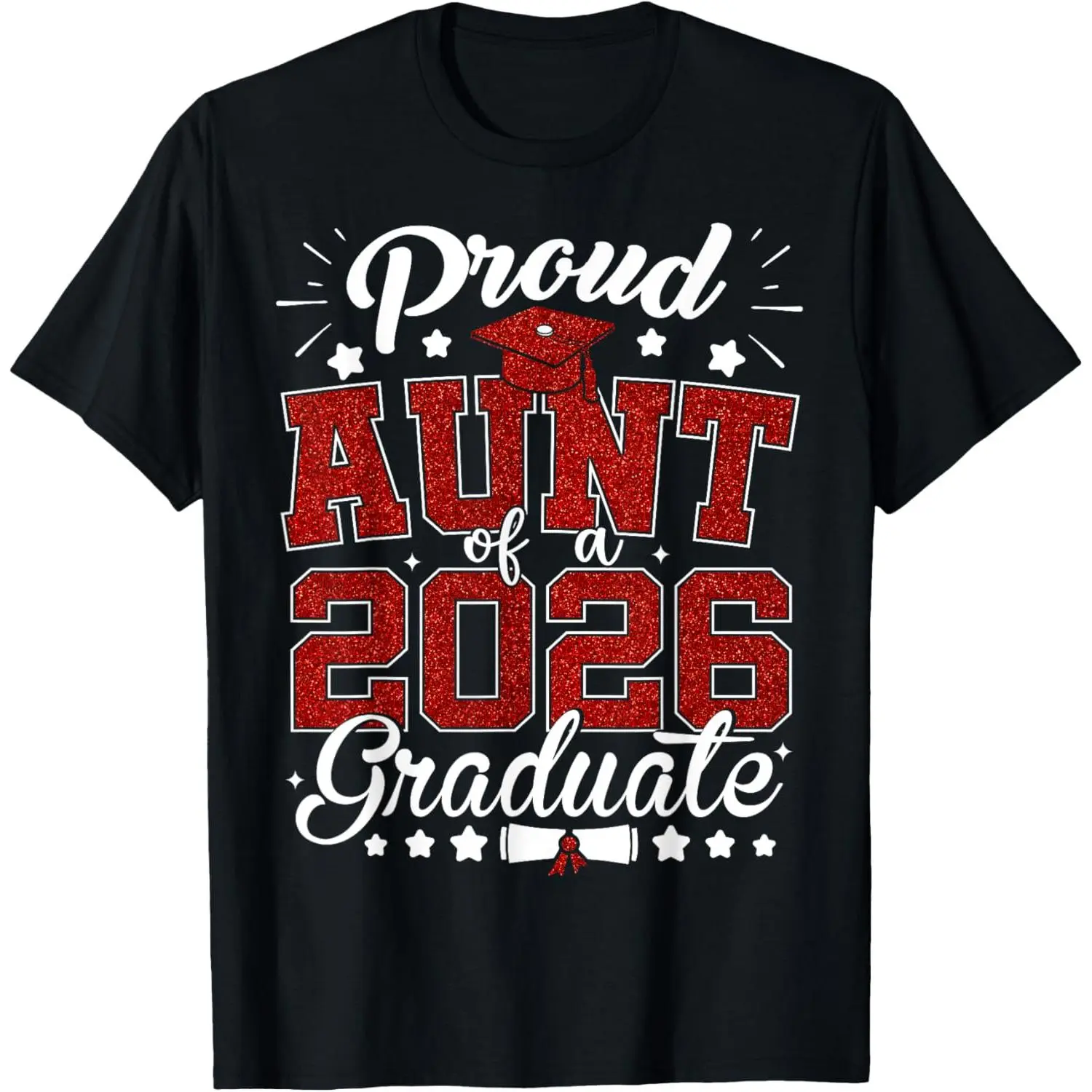 Proud Aunt of A 2026 Graduate Senior 2026 Graduation T-Shirt