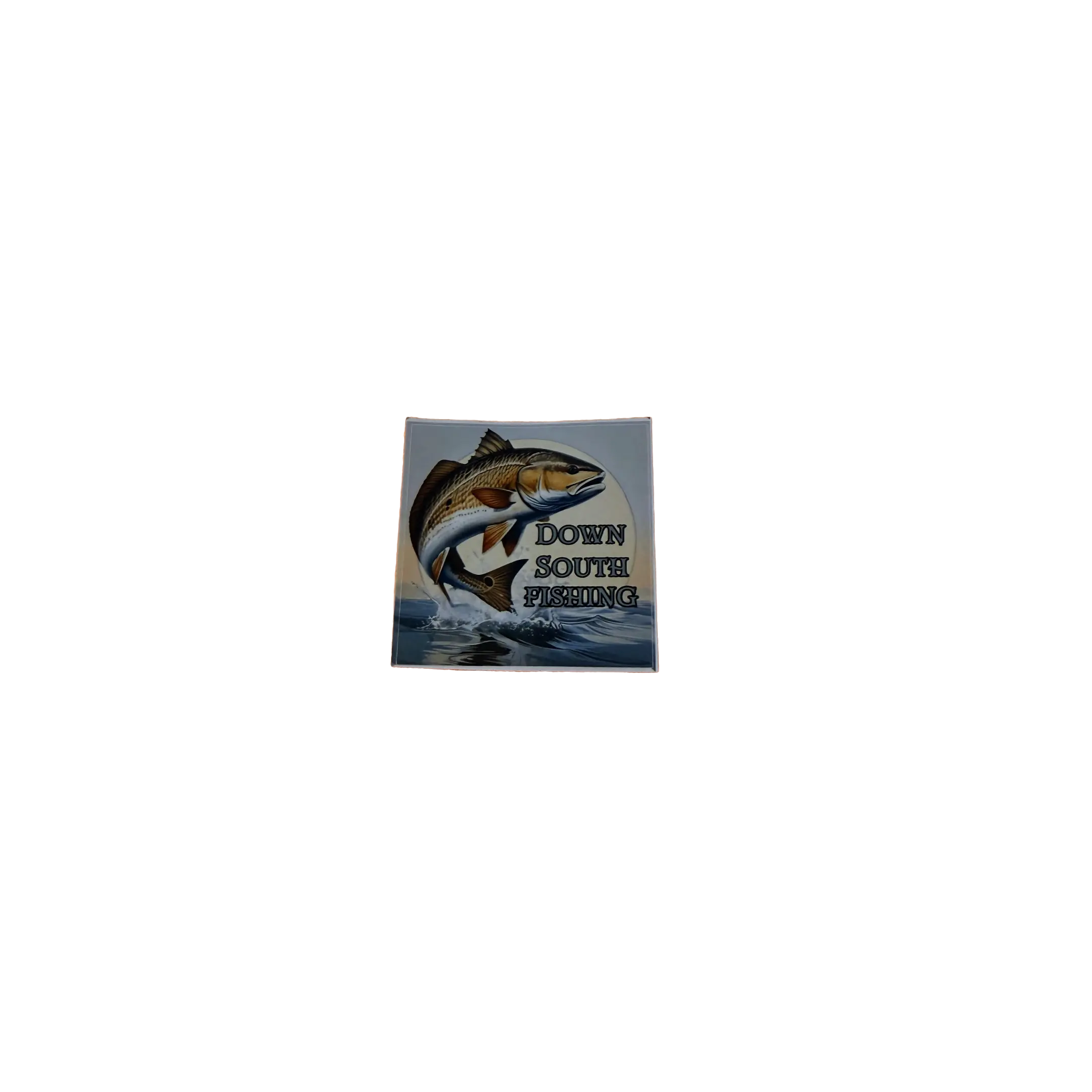 2x2 Down South Fishing Stickers