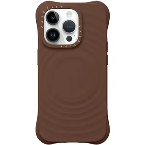 Ripple Phone  Case [Silicone/Compatible with Magsafe / 6.5 ft. 2X Military Grade Drop Protection] - Cacao