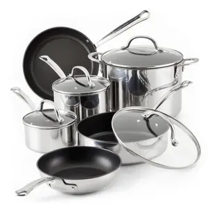 Millennium Nonstick Stainless Steel 10-Piece Set
