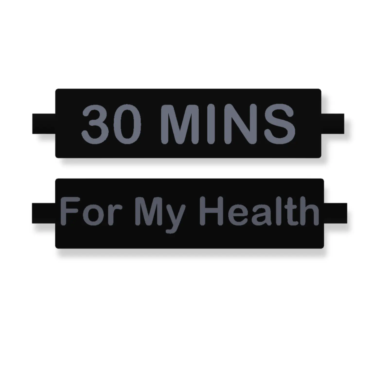 Motivation Phrase Plate for Phone Riser