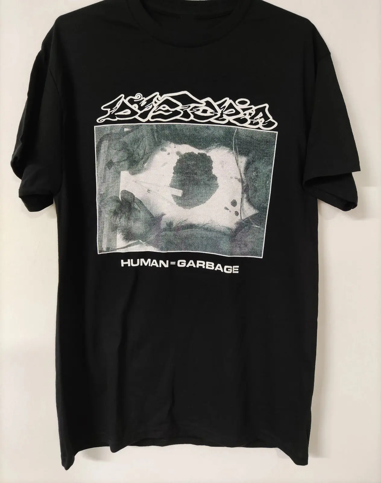 Dystopia Band Music Short Sleeve Cotton Black T-Shirt S-6XL