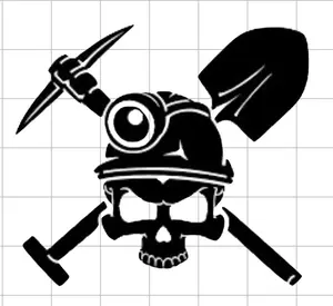 Coal Miner Car Decal