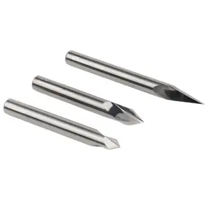 Ultra-Clean Cuts, 30, 60 & 90 Degree V-Bit Set For CNC Routers, 1/4 Shank