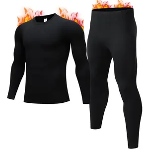 Thermal Underwear for Men, Mens Long Johns Thermal Underwear Set, Fleece Lined Base Layer for Cold WeatherGift