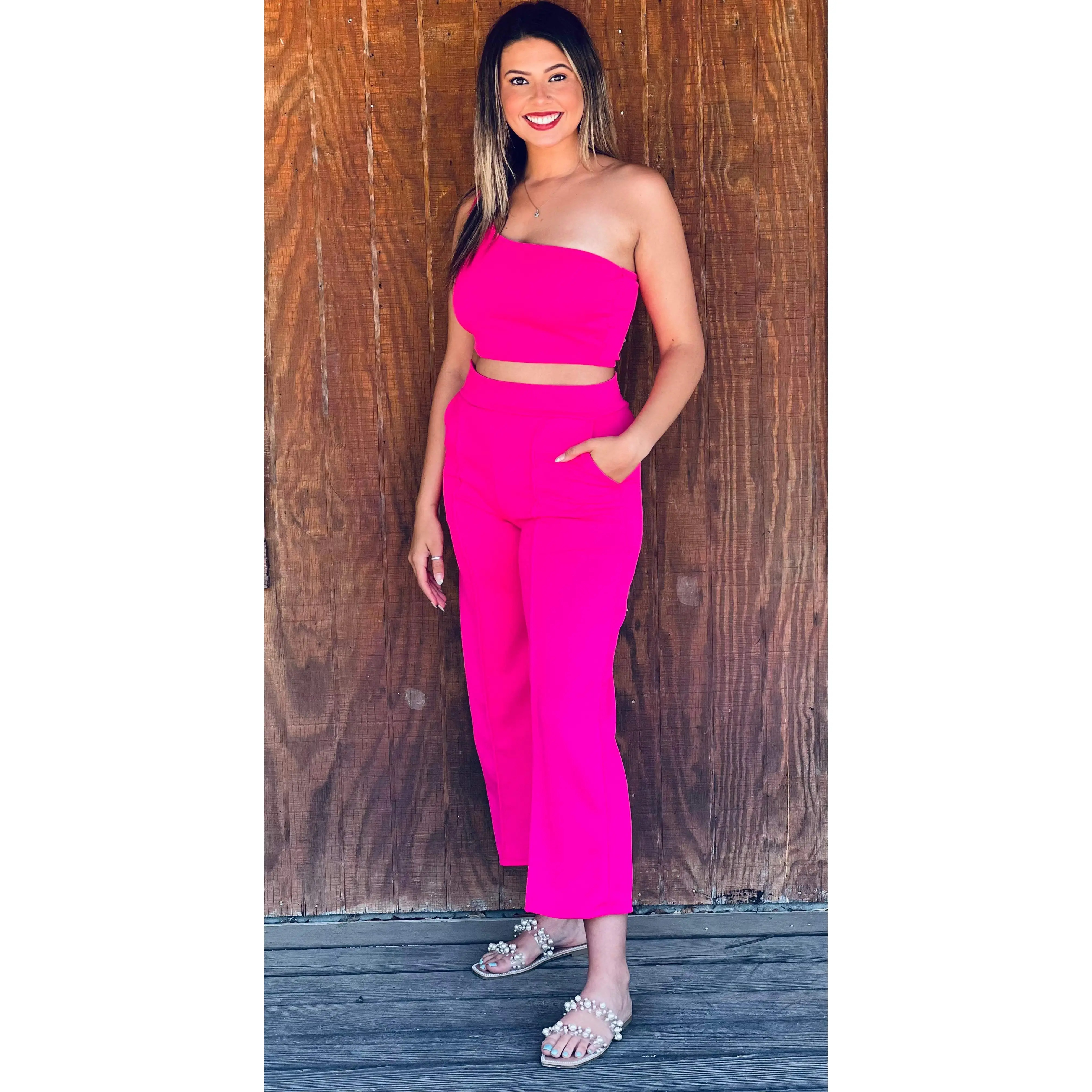 Barbie Pink Two Piece Set