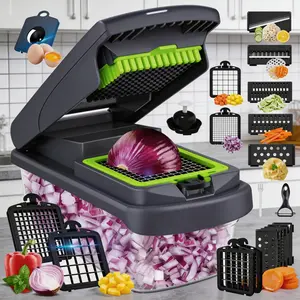Multi-Functional Vegetable Cutter, Kitchen Essential Tool, Efficient Slicer, Perfect for Home Cooking, Easy to Use, Durable Design