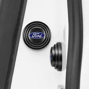 4/8/16/20Pcs 3D Silicone Car Door Shock Absorber Gasket Trunk Acoustic Mat Anti-collision Pad Stickers For Ford Focus 2 3 mk2 mk3 mk4 Fiesta Ranger Mondeo S-MAX Kuga ST Auto Accessories