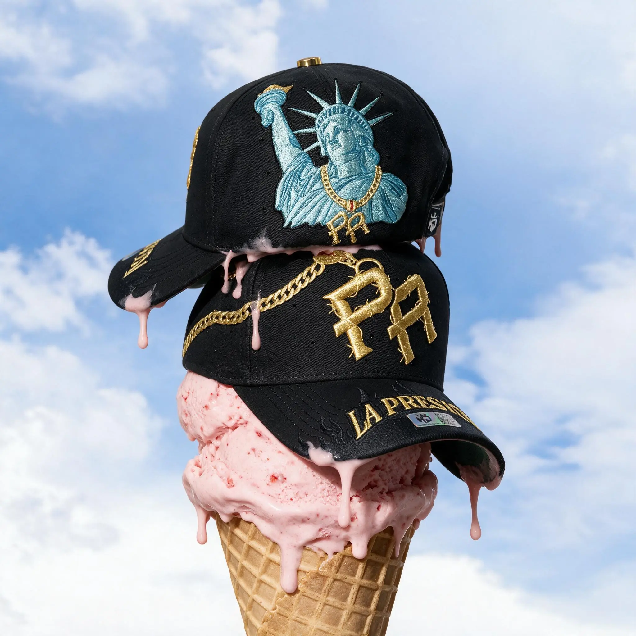 LA PRESION DE PUERTO RICO Adjustable Snapback Hat - Stylish Fashion Accessory for Daily Wear