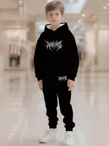 Vintage Spider-Man Set, Classic Hoodie & Pants, 3D Retro Web Print, Super Breathable Hero Comfort, All Seasons School Style