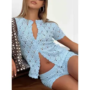 Sun Still Shines Crochet Set Blue