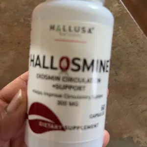 Product Review of HALLUSA NATURAL HALLOSMINE 300 Mg Diosmin Circulation 60 Capsules Gluten-Free Organic GMO-Free Sugar-Free Supplement for Healthy Circulation & Veins Health Made in USA Dietary from @**z