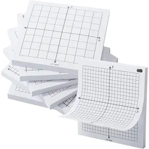 - Graph Sticky Notes, 3x3 Inch, 6 Pads, 50 Sheets/Pad, 300 Sheets, 6 Grid Designs, White, Square Graph Paper Notes, Grid Sticky Note Pads for Math, Study, Journals, Planners