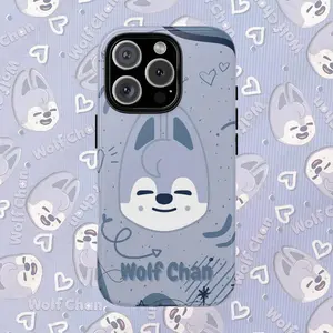 SK-ZOO Happiest WolfChan Phone Case – SK Boys Group Kpop Merch, Cute Gift for Fans, Made in USA - IP 11, 12, 13, 14, 15, 16 All Model series