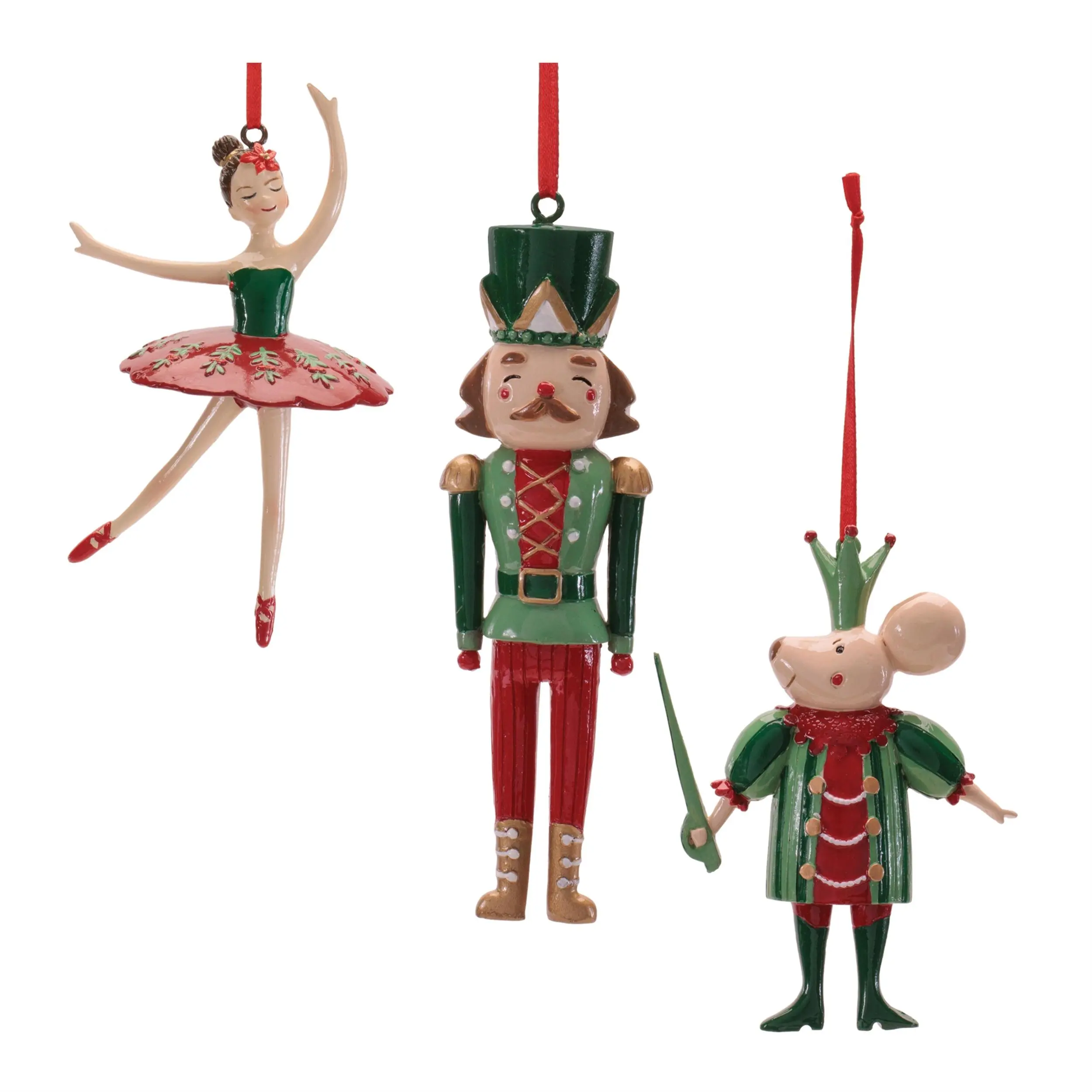 Nutcracker Ballet Ornament (Set of 12)