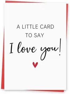 Easter Gift I Love You Anniversary Card – Sweet Easter Gift & Birthday Greeting for Him/Her