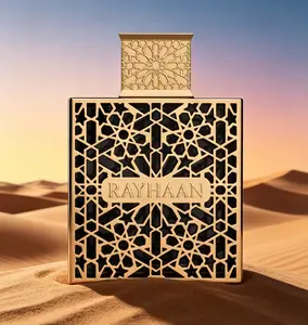 Rayhaan Elixir EDP 100ml，Unisex Aromatic Amber Perfume，Mint Bergamot Vanilla Tonka，Long-Lasting Luxury Scent