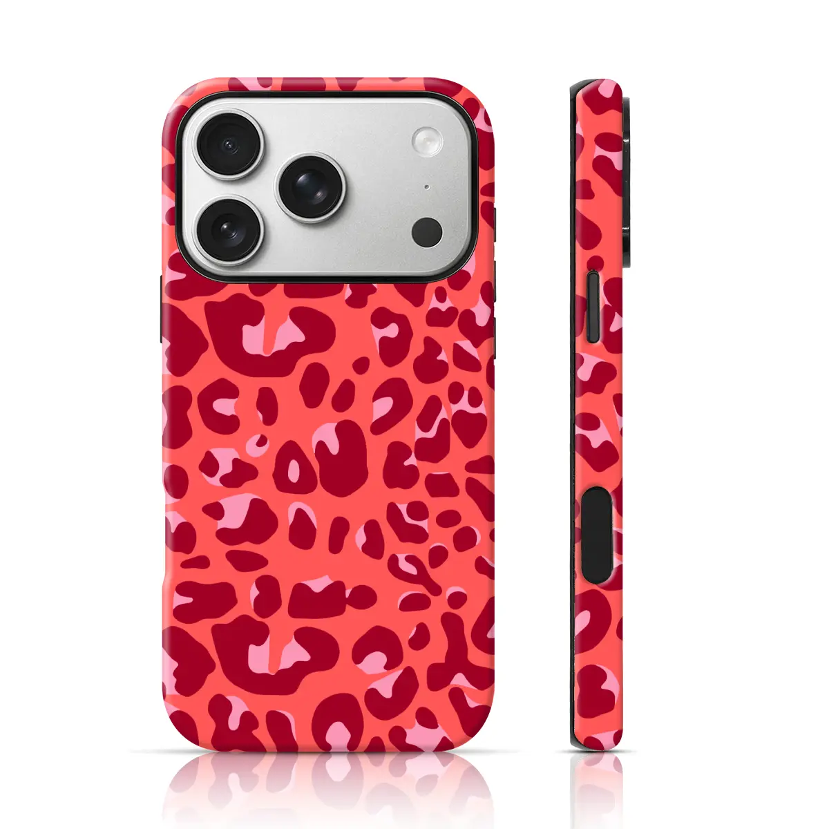 Vibrant Color Block Leopard Print Y2K Design Phone Cover 2 in 1 Case for iPhone 17 Pro Max/16 Pro Max /15Pro Max 15/14/13/12 & Samsung S26 /S25Ultra Trendy Personalized Phone Case
