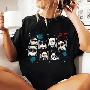 Cute Chibi Fanart Graphic Tee, Vintage Kpop Inspired Shirt, Comfort Colors Washed T-Shirt, Unisex Aesthetic Fan Gift