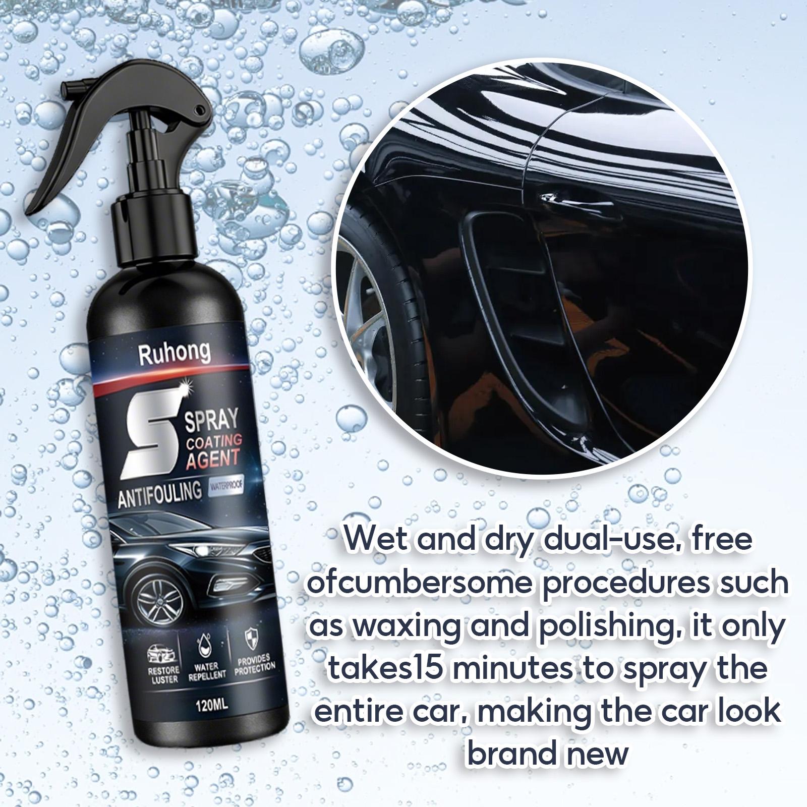 Professional Nano Car Coating Spray Easy DIY Scratch Repair and Waterless Wash Paint Restorer for Shiny Finish 120ML Pack with Tools Professional Nano Car Coating Spray Easy DIY Scratch Repair and Waterless Wash Paint Restorer for Shiny Finish 120ML Pack with Tools