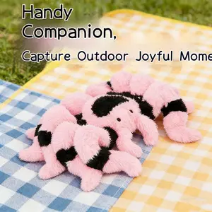 30cm50cm110cm Tarantula Plush Doll Toy Black Pink Wolf Spider Plush Spider Dolls Healing Toys Decoration Bolster Birtdhay Gift