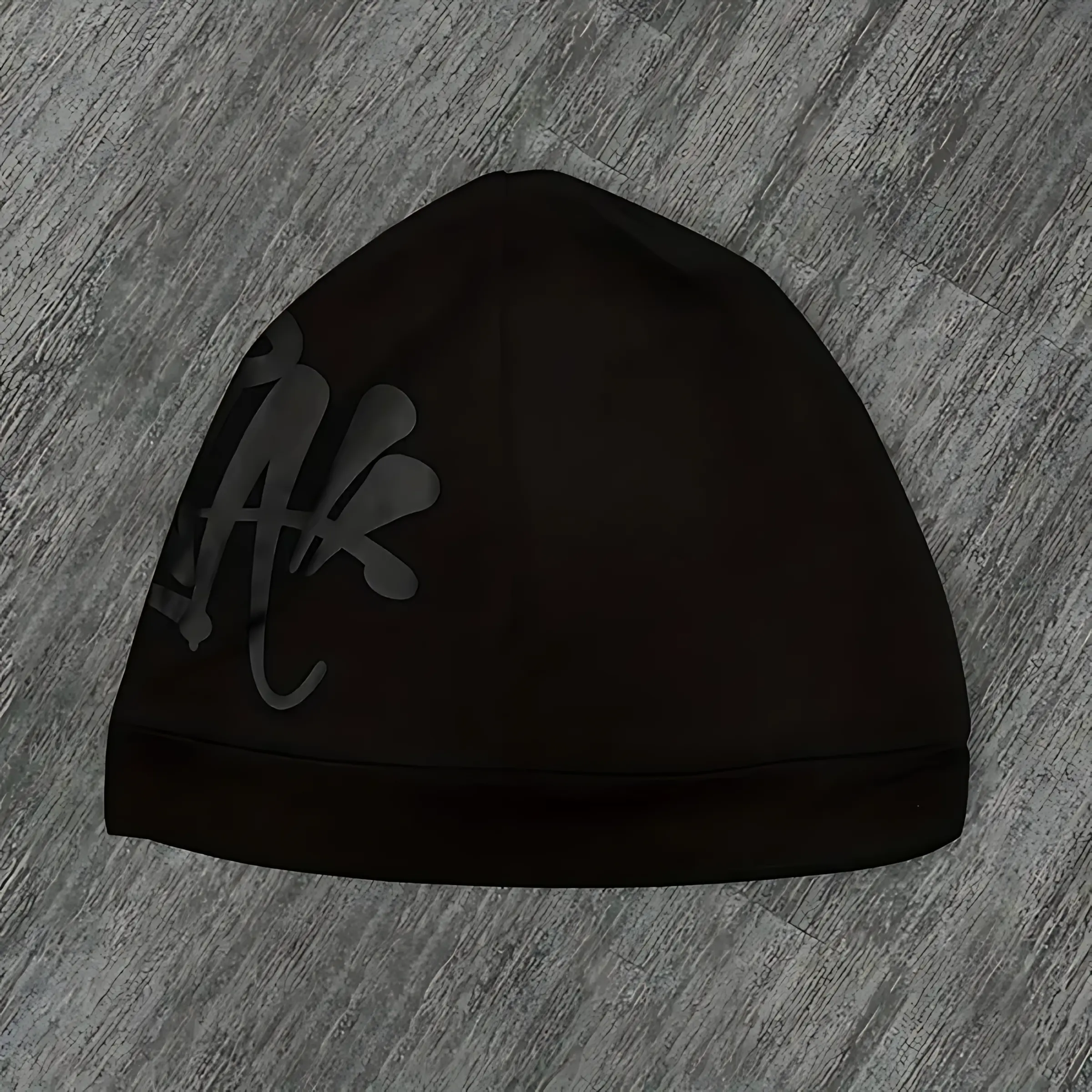 SYNA WORLD Y2K Retro Beanie Black Retro Inspired Streetwear Autumn