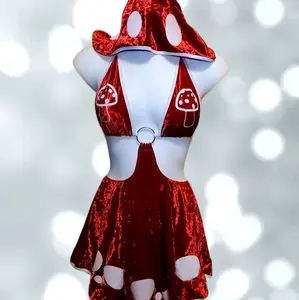 Mush Love Hooded mushroom dress