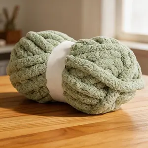 Jumbo Chunky Yarn, Super Thick Chenille Yarn for Hand Knitting & Crocheting, Extra Soft Bulky Yarn for DIY Crafts