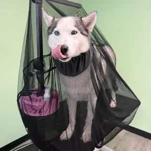 The Big Hair Net Flying Fur Catcher for Dog Grooming Blow Out Hair Catcher Stop Hair for Blowing Out All Over the Salon with the Flying Fur Catcher