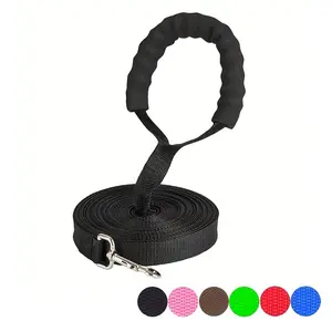 Long Dog No Tangle Leash with Comfortable Sponge Handle, Outdoor Training Pet Lead, Suitable for Small Medium Large Dogs, 4-50 Feet