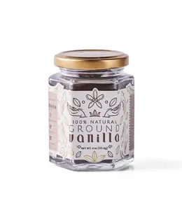 100% Natural Ground Vanilla - Pure Tahitian Vanilla Bean Powder