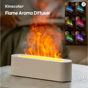 Cozy Flame Aroma Diffuser, Relaxing Mist & Ambient Light for Any Room