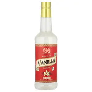 ChocZero Premium Syrup, Vanilla, Sugar Free, 25.4 fl oz (750 ml)