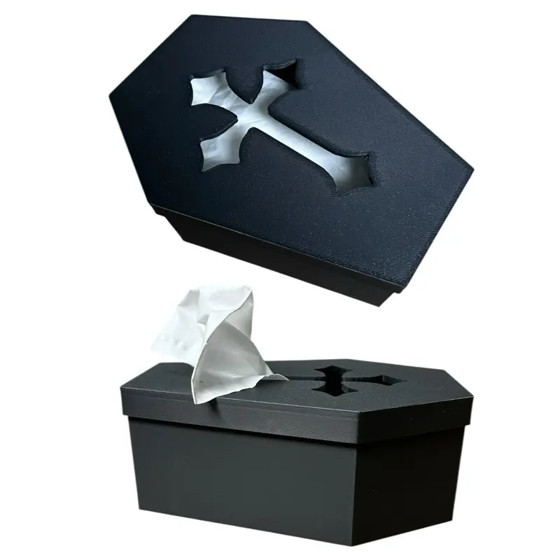Gothic Coffin Emo Napkin Dispenser Gothic Coffin Emo Napkin Dispenser