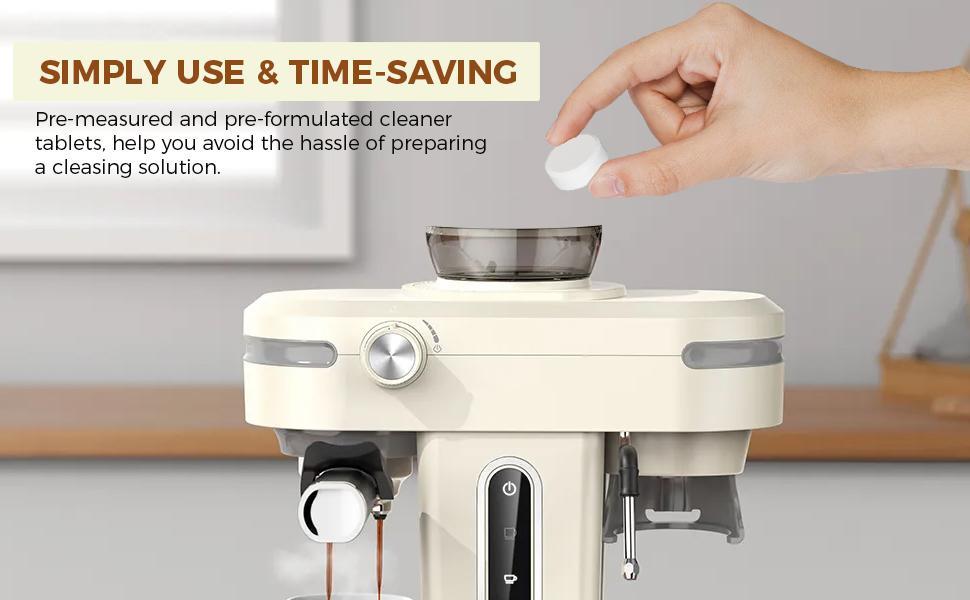 [buy 2 get 1 free] Coffee Machine Cleaner Descaler Tablets - 24 Pack, Deep Cleaning and Descaling for All Coffee Makers , Coffee Maker Pot Descaling & Cleaning Tabs, Descale Drip Coffe And Espresso Machines clean concentrate