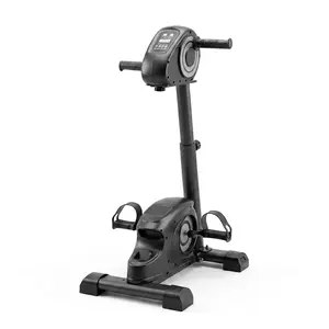 Exquimac Electric Physical Therapy Exercise Bike for Elderly & Stroke Recovery - Motorized Arm Leg Pedal Exerciser with Leg Support, Active/Passive Rehab Trainer for Wheelchair