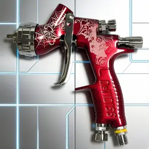 Limited Edition Devidiss Hvlp Spray Gun, 1.3mm 600ML Carved, High Atomization Air Paint Gun for Car Paint, Furniture Refinishing, DIY Projects, Paint Spraying Tool