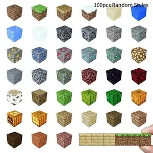 100 Magnetic Blocks Set, DIY Building Toy, Magnetic Cubes, DIY Building Model, Random Colors, Creative Play, Develop Imagination, Perfect for people